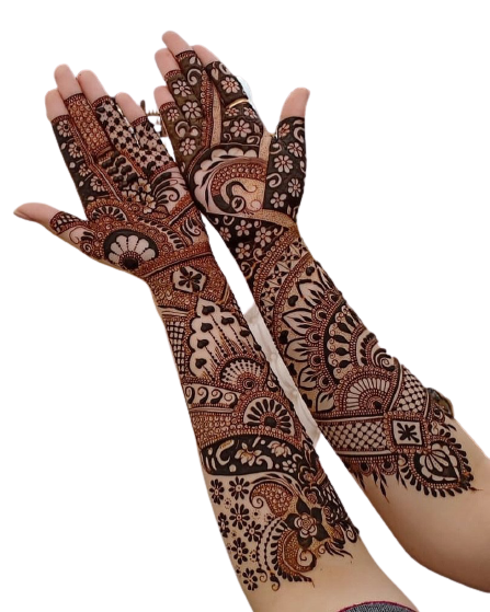 bridal mehandi full hands (15)