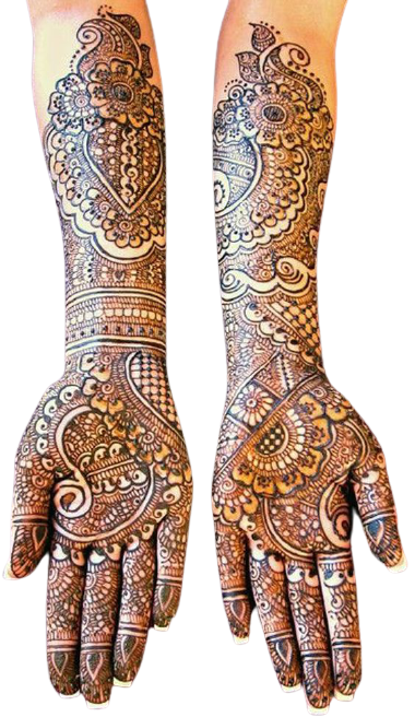 bridal mehandi full hands (25)
