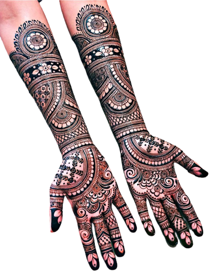 bridal mehandi full hands (4)