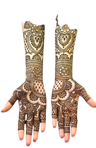 bridal mehandi full hands (49)