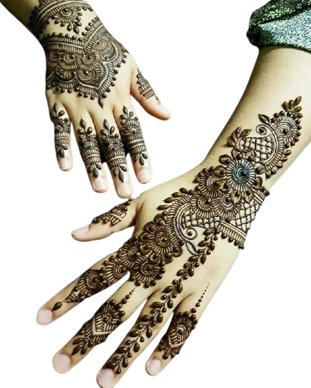 bridal mehandi full hands (61)