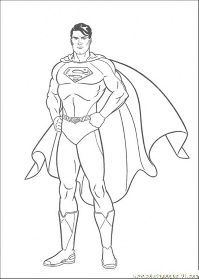 superman coloring