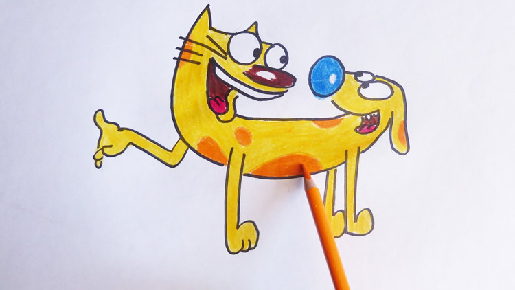 31 howto draw catdog