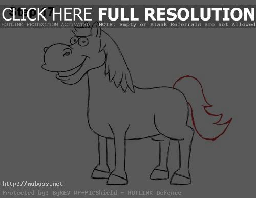 how to draw funny cartoon horse 17 as soon drawing