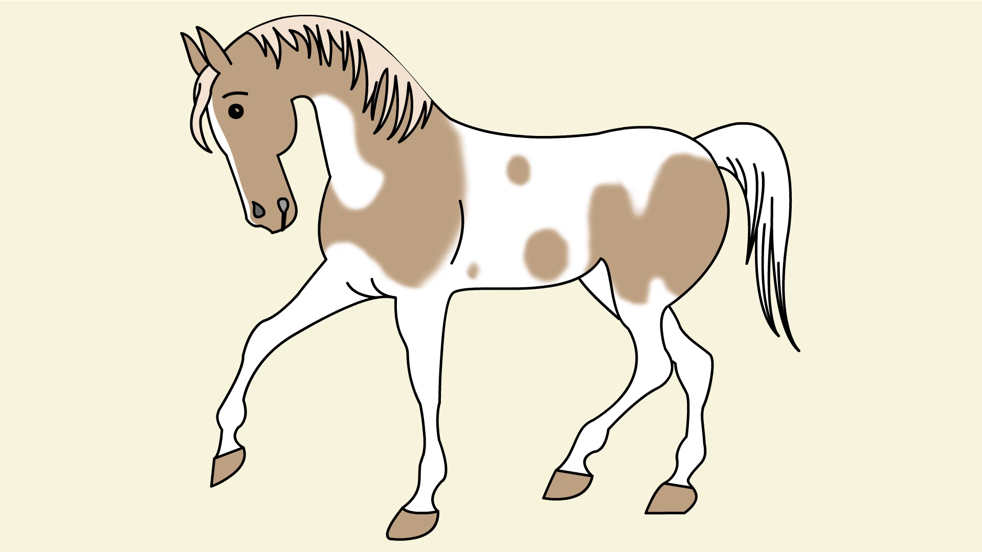 Draw a Simple Horse Step 11