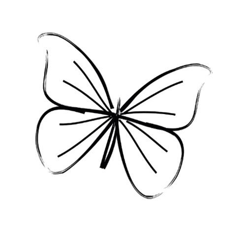 bec2a54129a1f3387167fa36eae8100a simple butterfly drawing drawing flowers