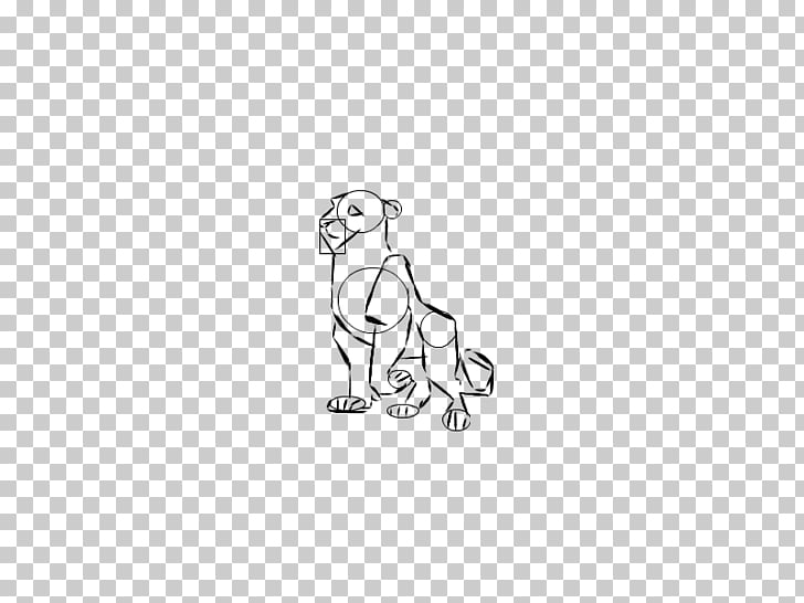dog breed cat line art sketch basic shape