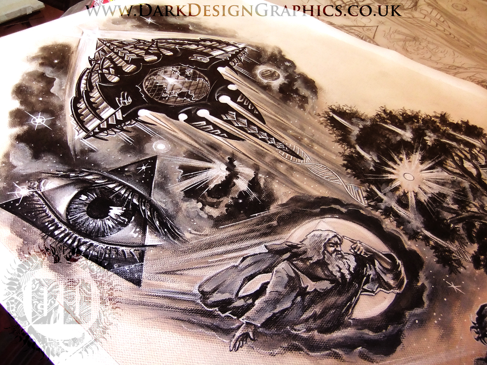 All Seeing Eye Tattoo Design