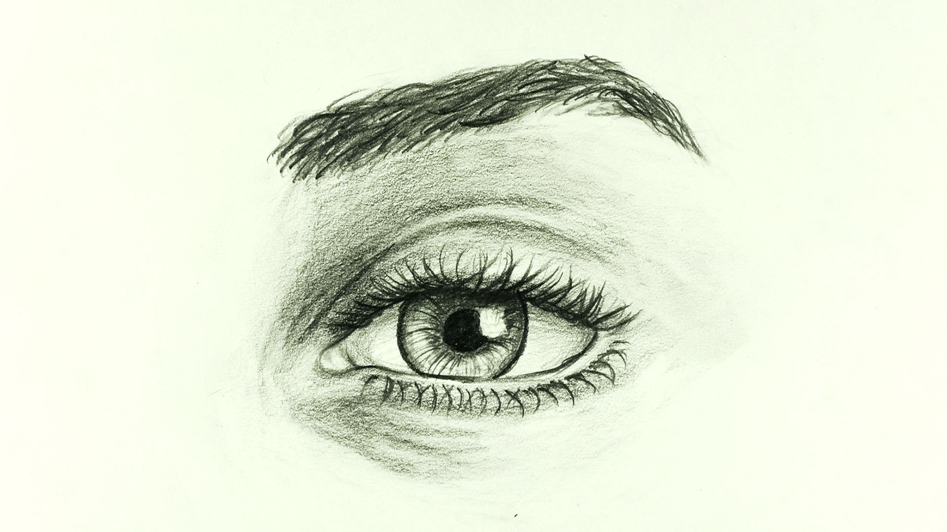 Draw a Realistic Female Eye Step 15
