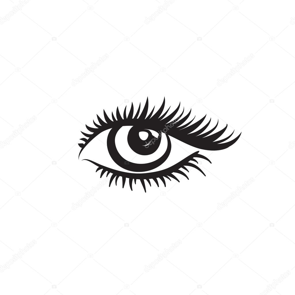 depositphotos 106222296 stock illustration eye design in minimalistic graphic