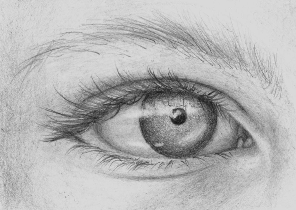 how to draw eyes portrait pencil drawing final 1000