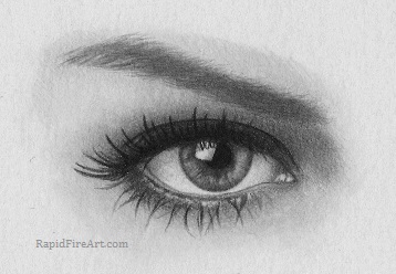 how to draw eyes step 9