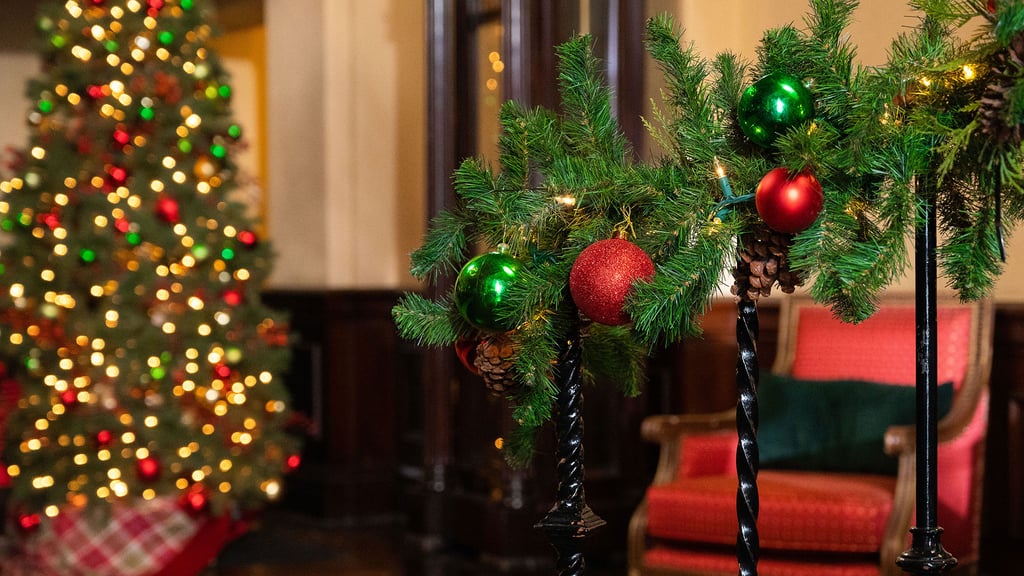 Garland Zoom Background