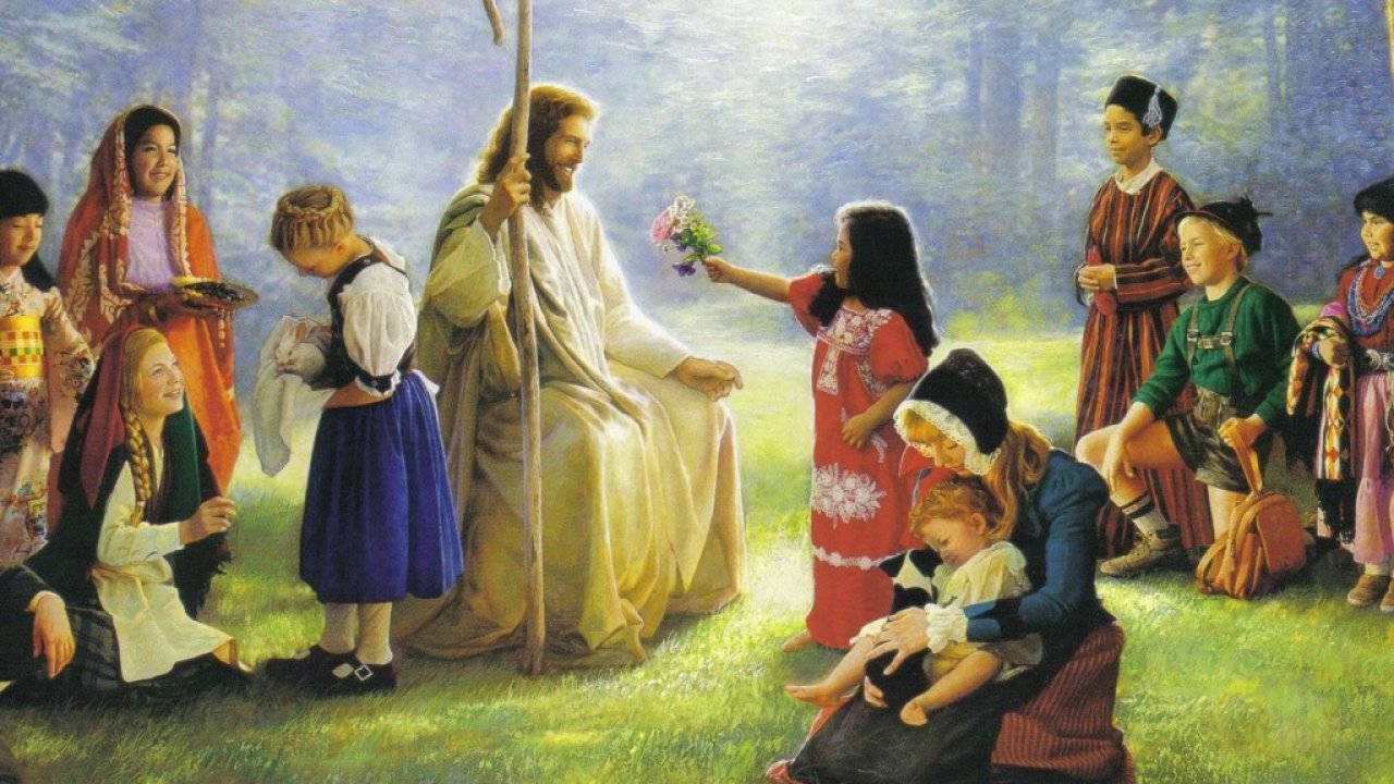 child and jesus widescreen hd wallpaper background pictures free download widescreen cool colorful 1024x640