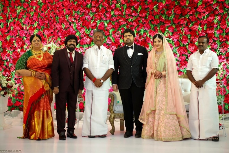 T.R.Kuralarasan's wedding and reception