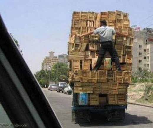 Funny-Dangerous-Hanging-Man-Behind-Truck