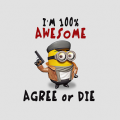 i-am-awesome-Stylish-Funny-Minion-with-Gun-Quotes-FB-DPs