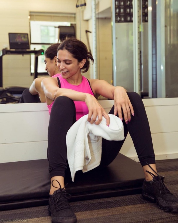 Deepika Padukone sweats at the Gym