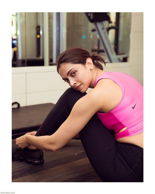 Deepika Padukone sweats at the Gym