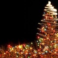 flashing christmas tree stock photo 170087