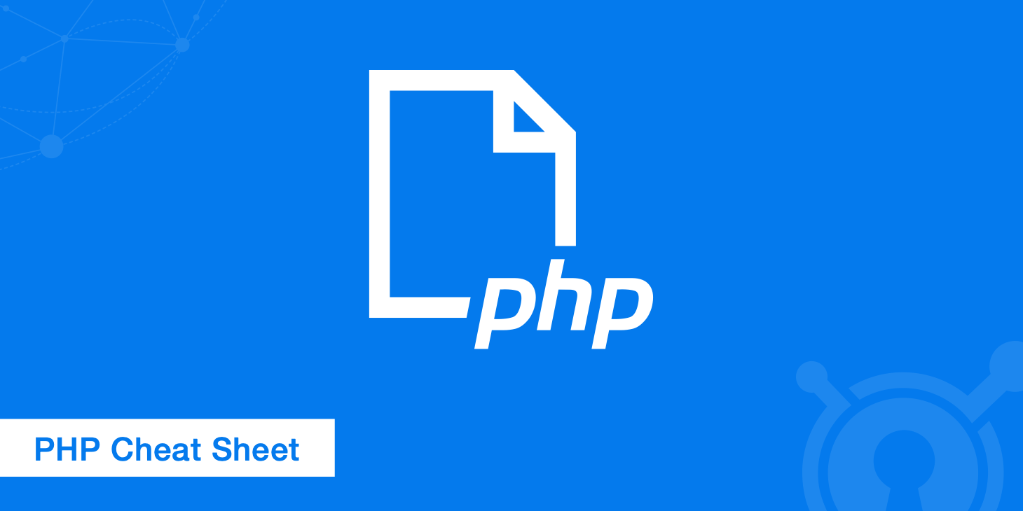 php cheat sheet 001