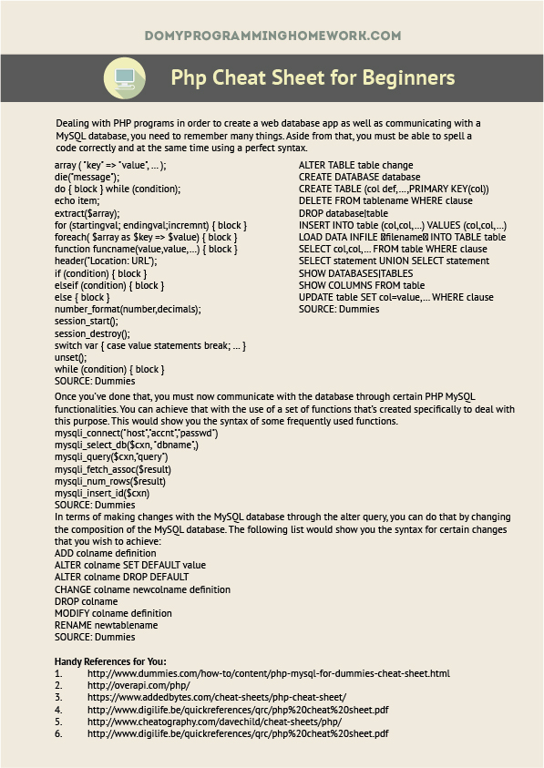 php cheat sheet 005